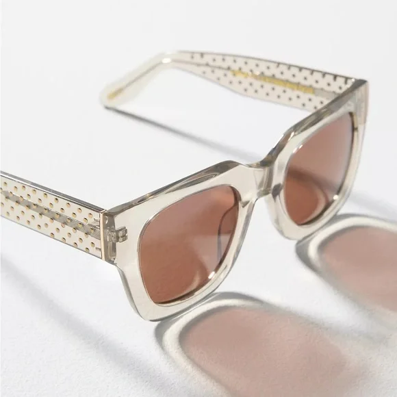 Anthropologie I-Sea Jolene Sunglasses - NWT - Gold Stud